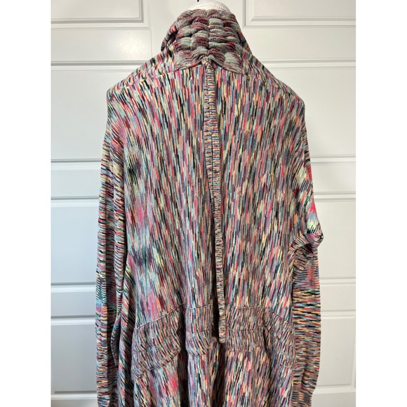 Anthropologie Stacia Open Front Cardigan Sweater Boho Colorful Knit Medium - Picture 9 of 10
